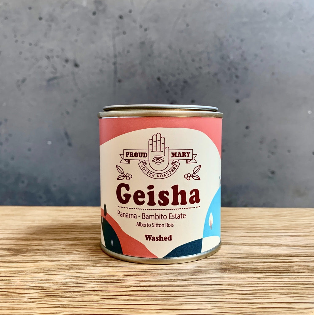Coffee tin image of Bambito Estate Geisha Coffee