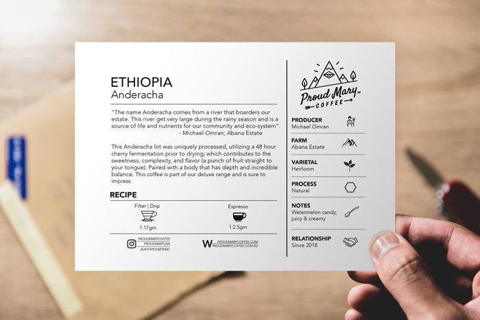 DELUXE | ETHIOPIA | Anderacha | Heirloom | Natural