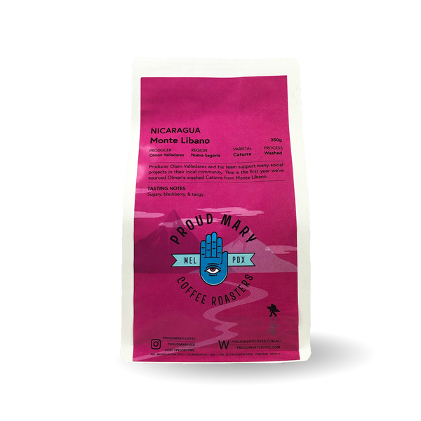 Nicaragua | Monte Libano | Caturra | Washed – Proud Mary Coffee USA Nicaragua | Monte Libano | Caturra | Washed – Proud Mary Coffee USA